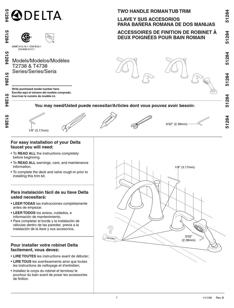 Delta T4738 User manual