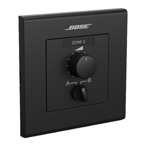 Bose Professional ControlCenter CC-1 Installation and operation guide Bose Professional ControlCenter CC-1 Installation and operation guide