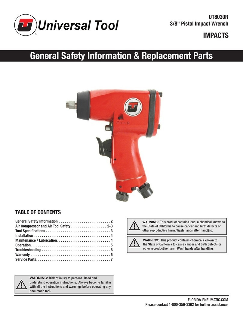 Universal Tool UT8030R User manual