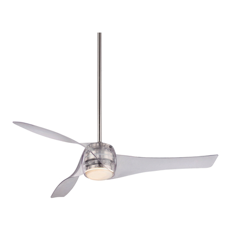 minkaAire ARTEMIS F803DL-TL: ARTEMIS F803DL-DK Instruction manual warranty certificate