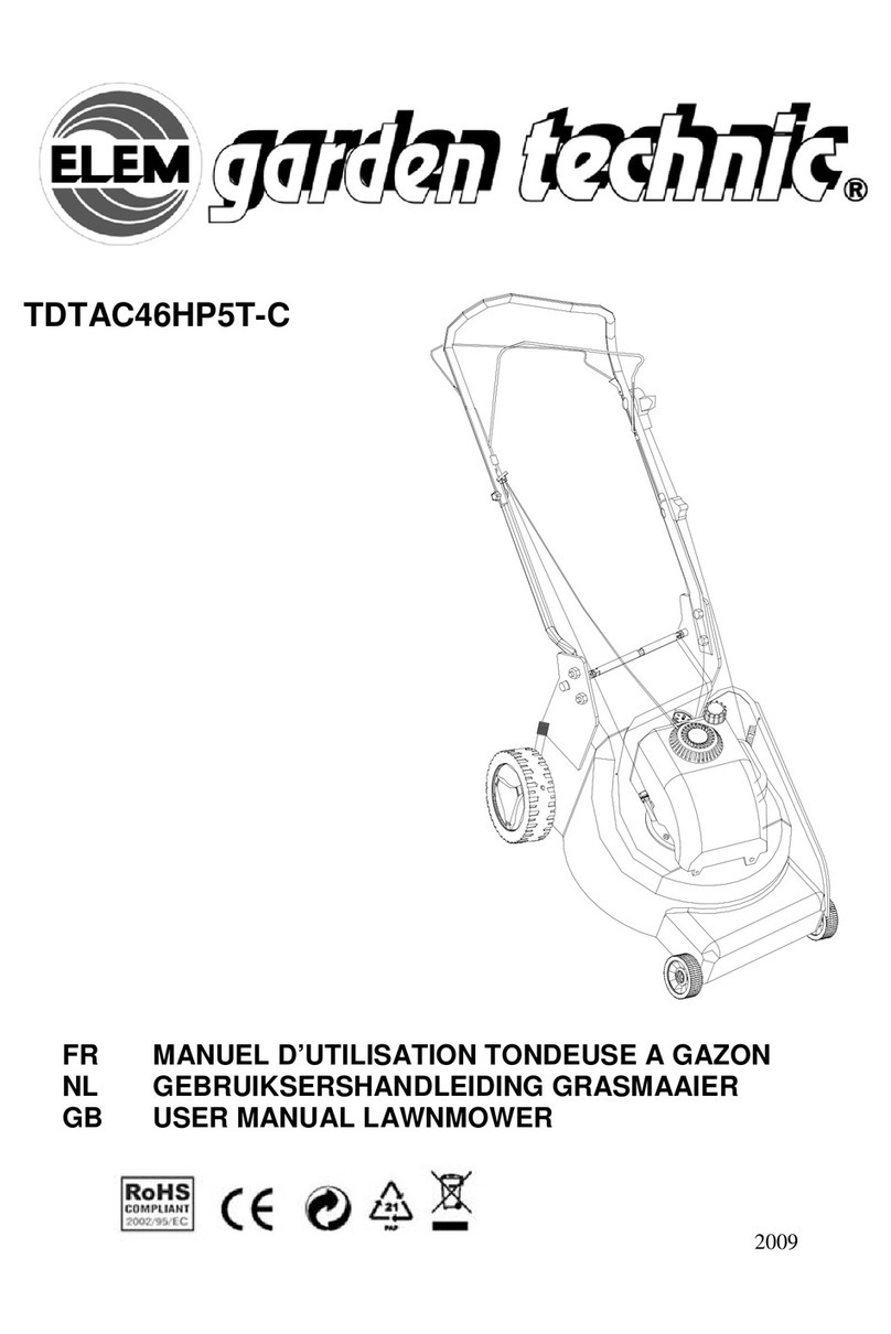 Elem Garden Technic TDTAC46HP5T-C User manual
