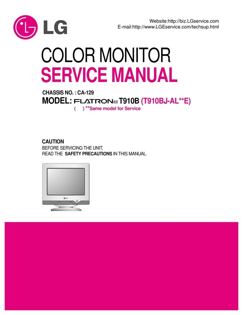 LG FLATRON T910BJ User manual