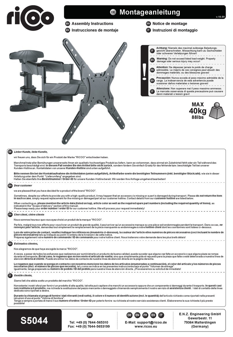ricoo S5044 Assembly instructions