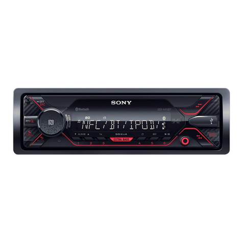 Sony DSX-410BT operating instructions