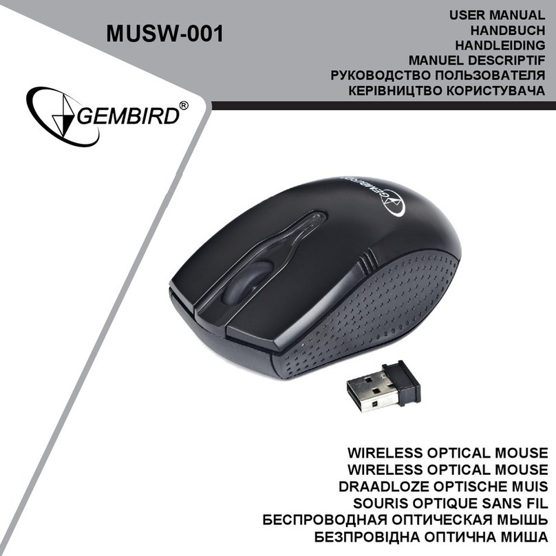 Gembird MUSW-001 User manual