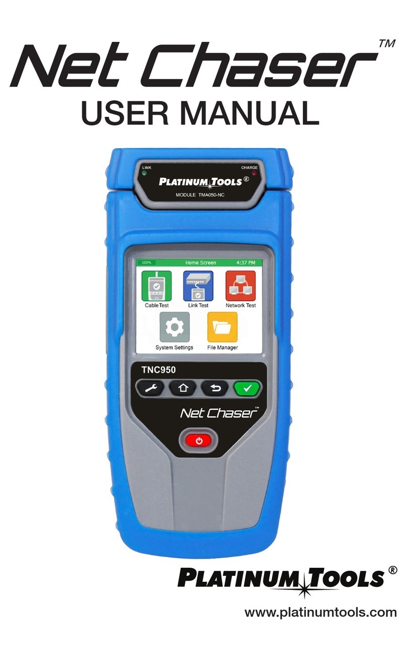Platinum Tools Net Chaser TNC950AR user manual