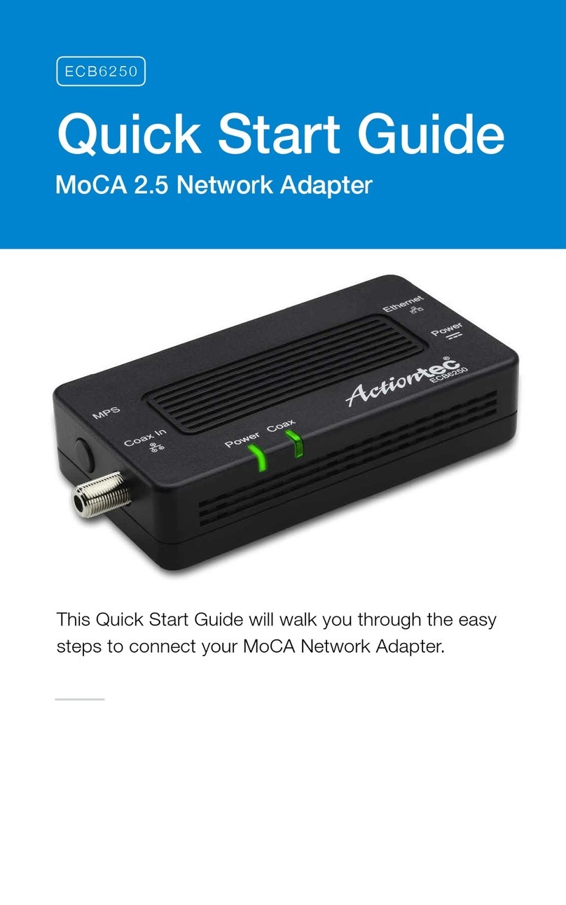 ActionTec ECB6250S02 User manual ActionTec ECB6250S02 User manual