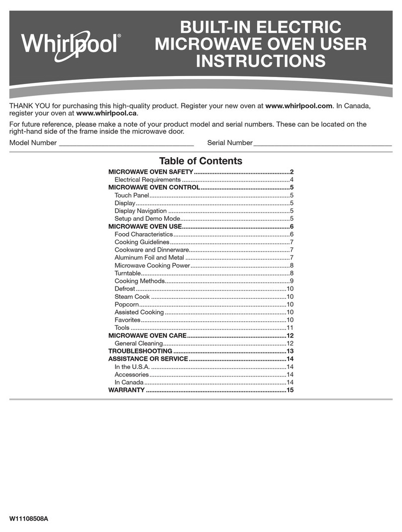 Whirlpool WOC54EC0HW01 User manual Whirlpool WOC54EC0HW01 User manual