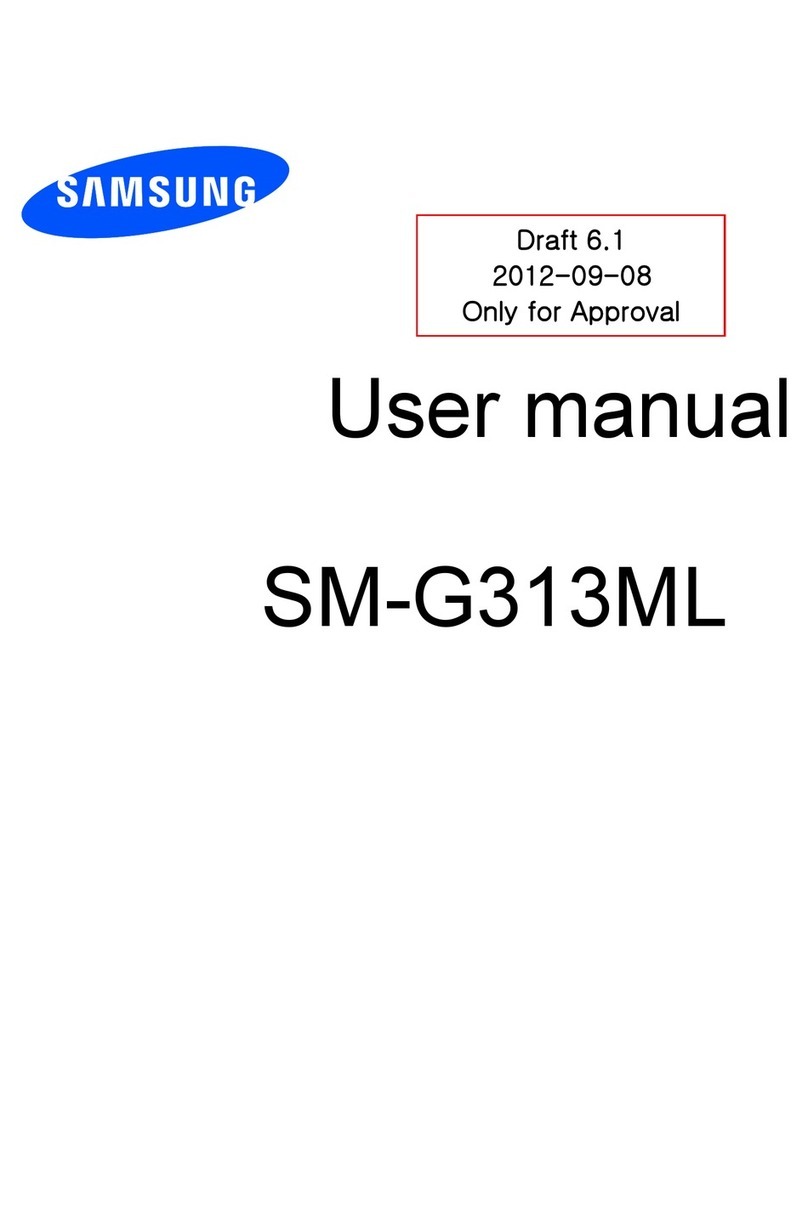Samsung SM-G313ML User manual