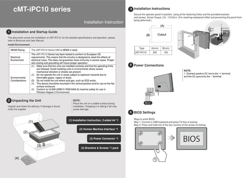 KEPCO cMT-iPC10 Series User manual