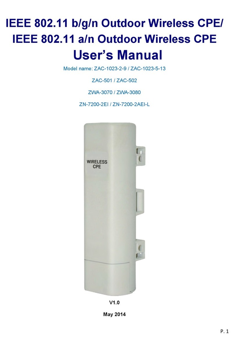 Zcom ZAC Series User manual Zcom ZAC Series User manual