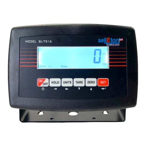 SellEton Scales SL-7516 Series User manual