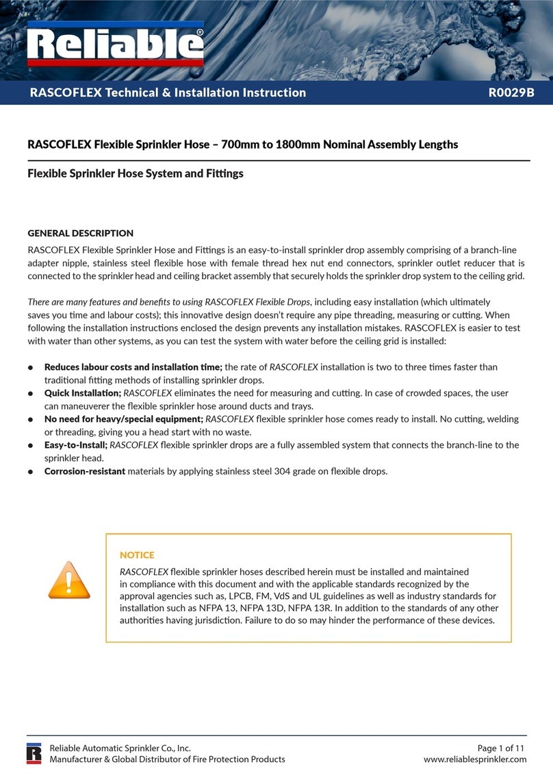 Reliable R0029B Technical installation instructions