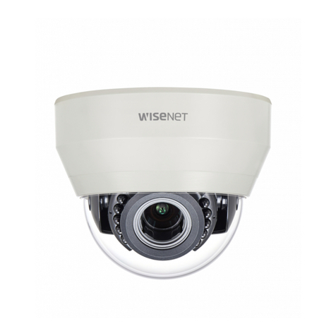 Hanwha Techwin Wisenet HCD-6080R User manual Hanwha Techwin Wisenet HCD-6080R User manual