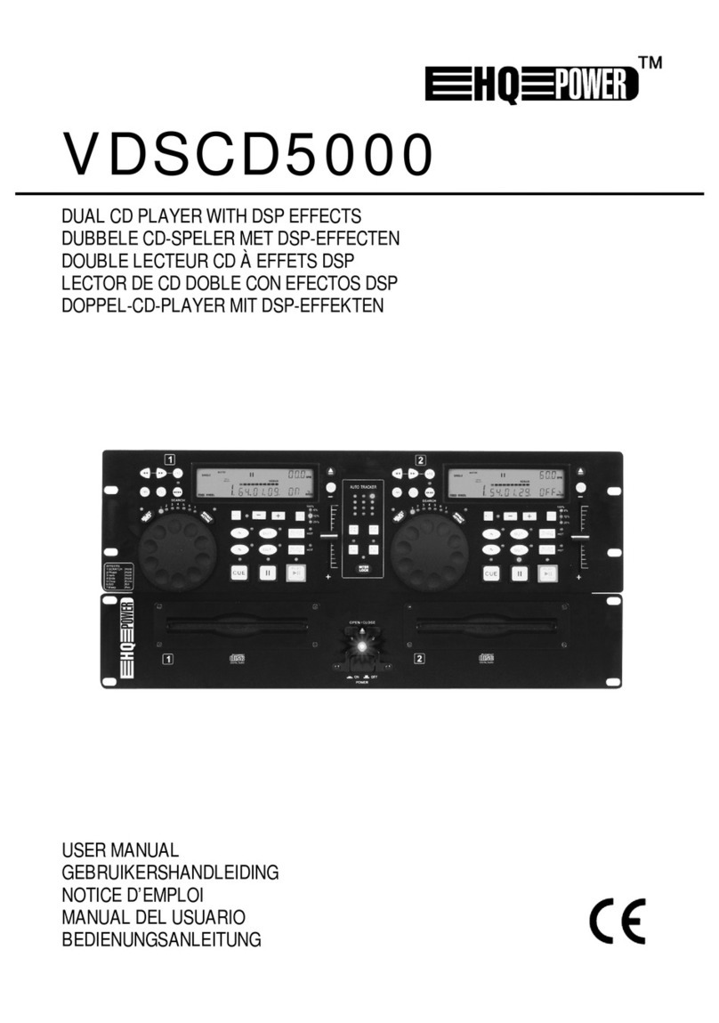 HQ Power VDSCD5000 user manual