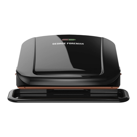 George Foreman GRP460BXC User manual