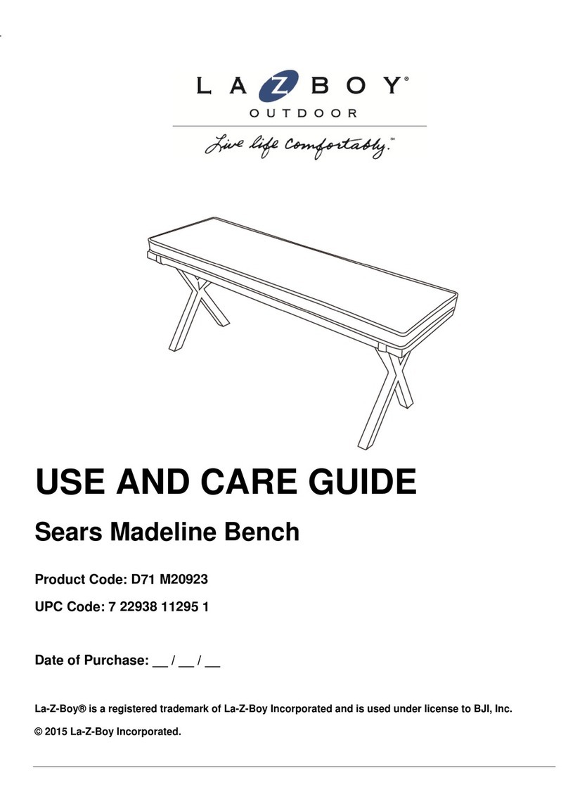 LAZBOY Sears Madeline M20923 User manual