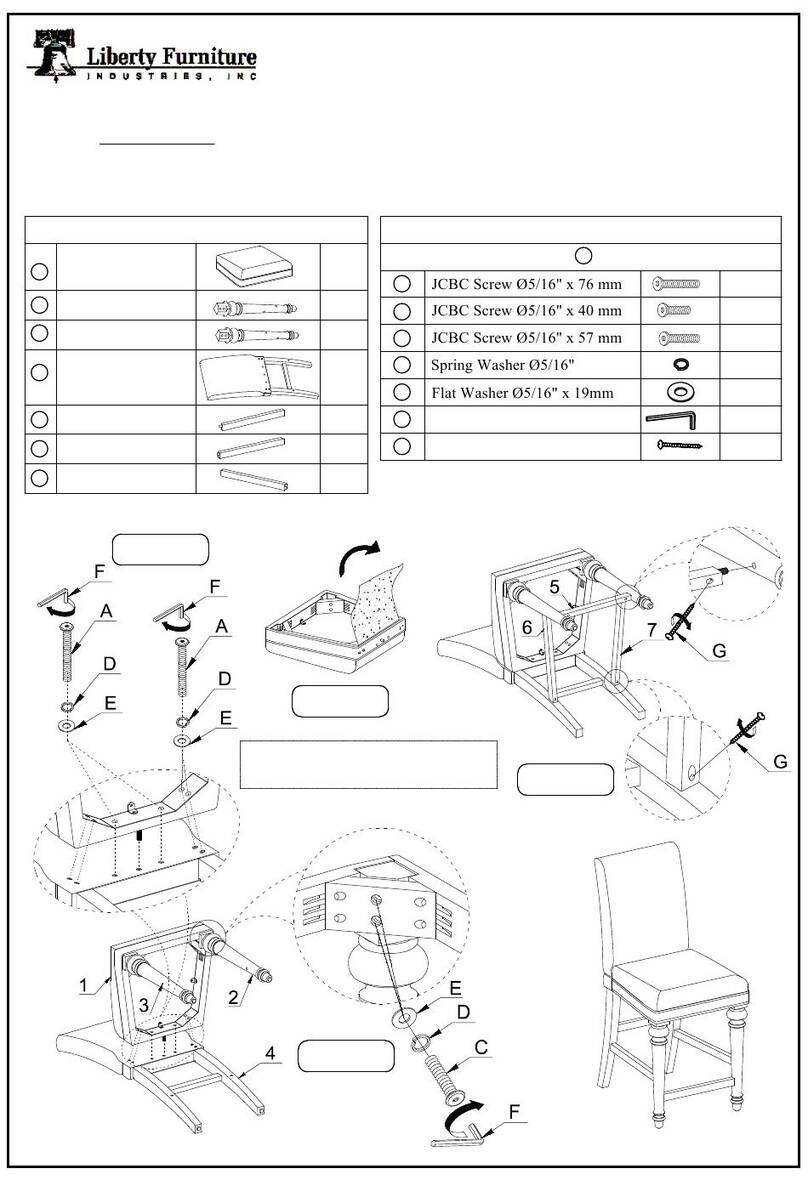 Liberty Furniture 824-B650124 Assembly instruction Liberty Furniture 824-B650124 Assembly instruction