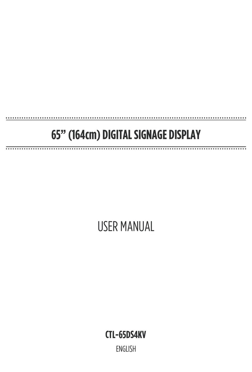 Clevertouch CTL-65DS4KV User manual