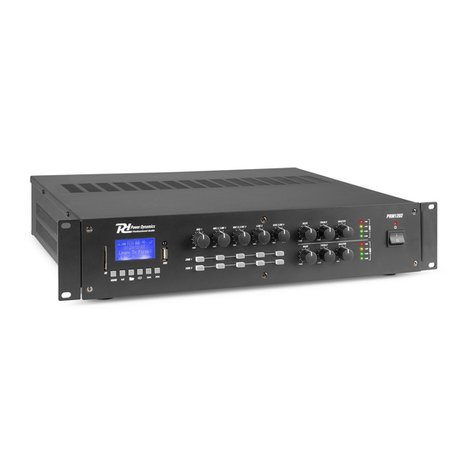 Tronios Power Dynamics PRM1202 instruction manual