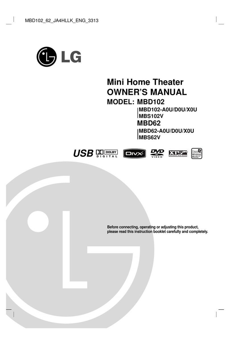 LG MBD102-A0U User manual