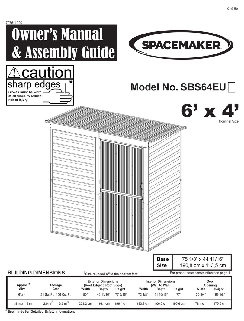 SPACEMAKER SBS64EU User manual