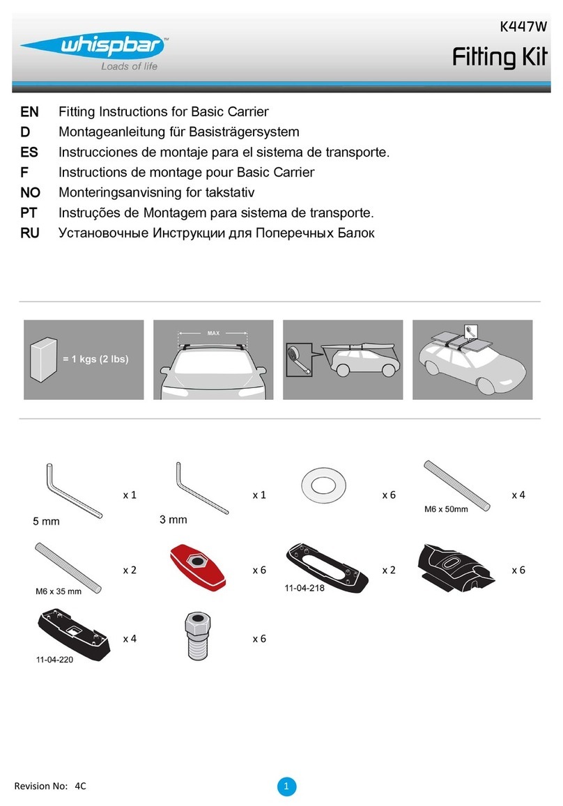 Whispbar K447W User manual