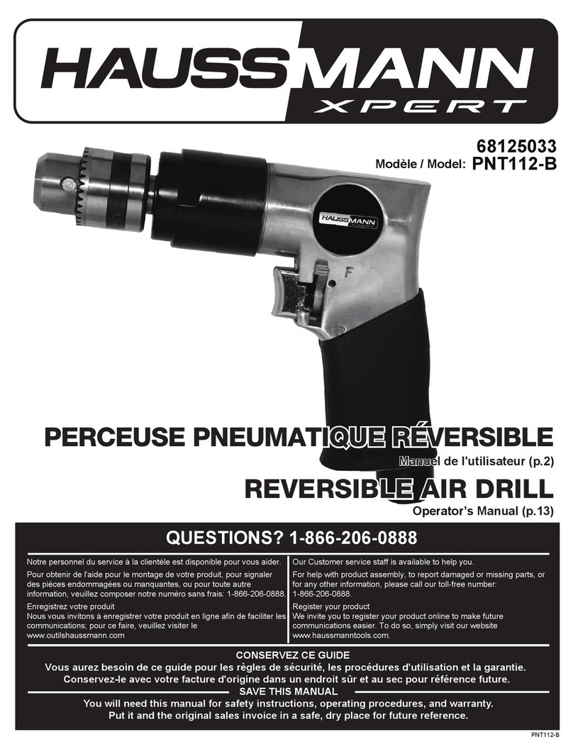 Haussmann Xpert PNT112-B manual