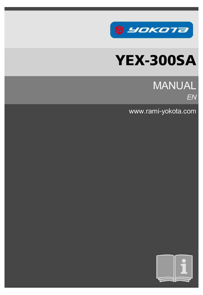 Yokota YEX-300SA User manual Yokota YEX-300SA User manual