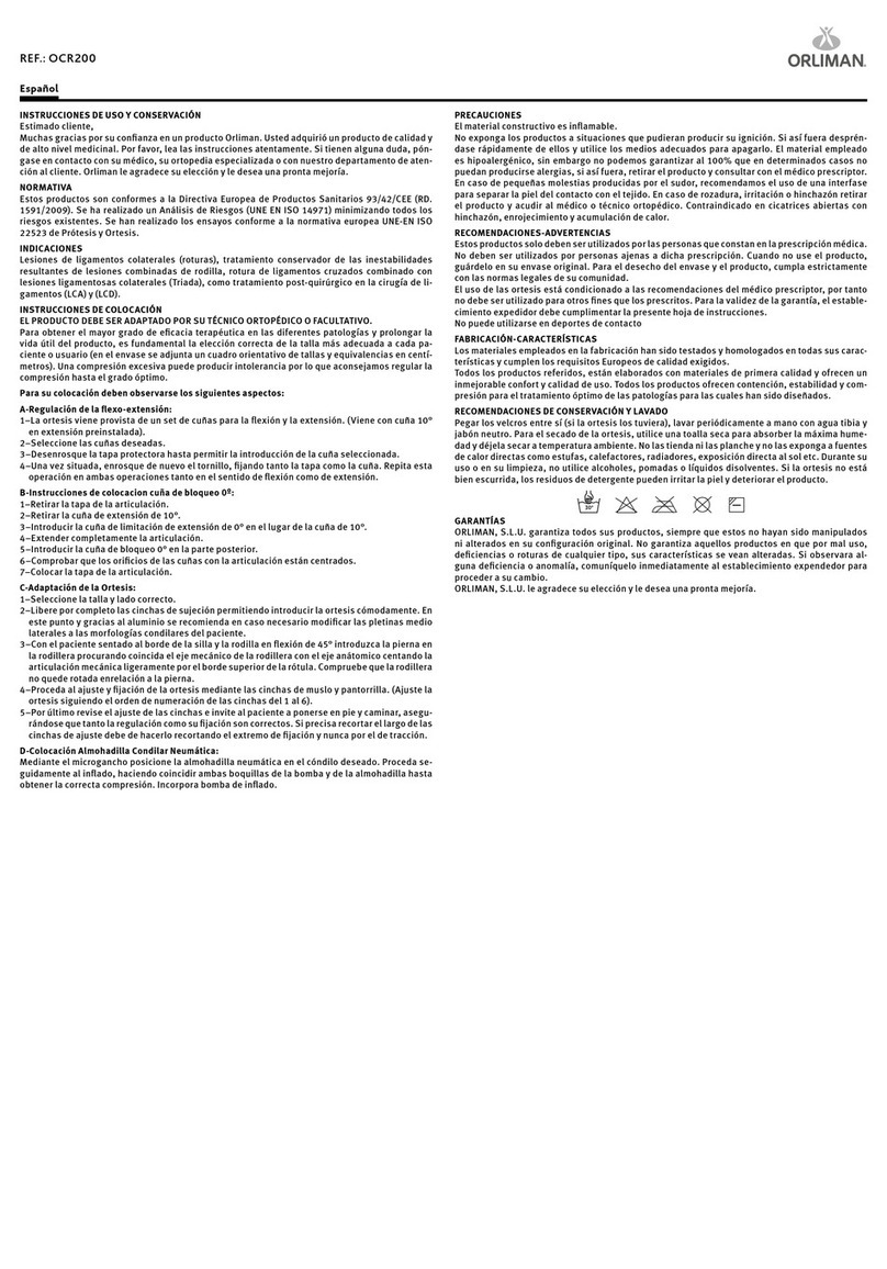 Orliman OCR200 Manual