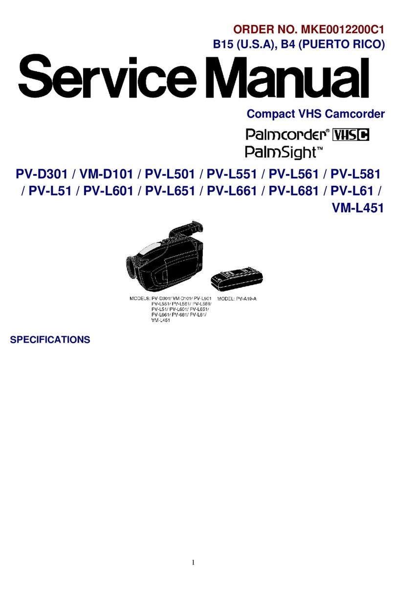 Panasonic PV-D301 User manual