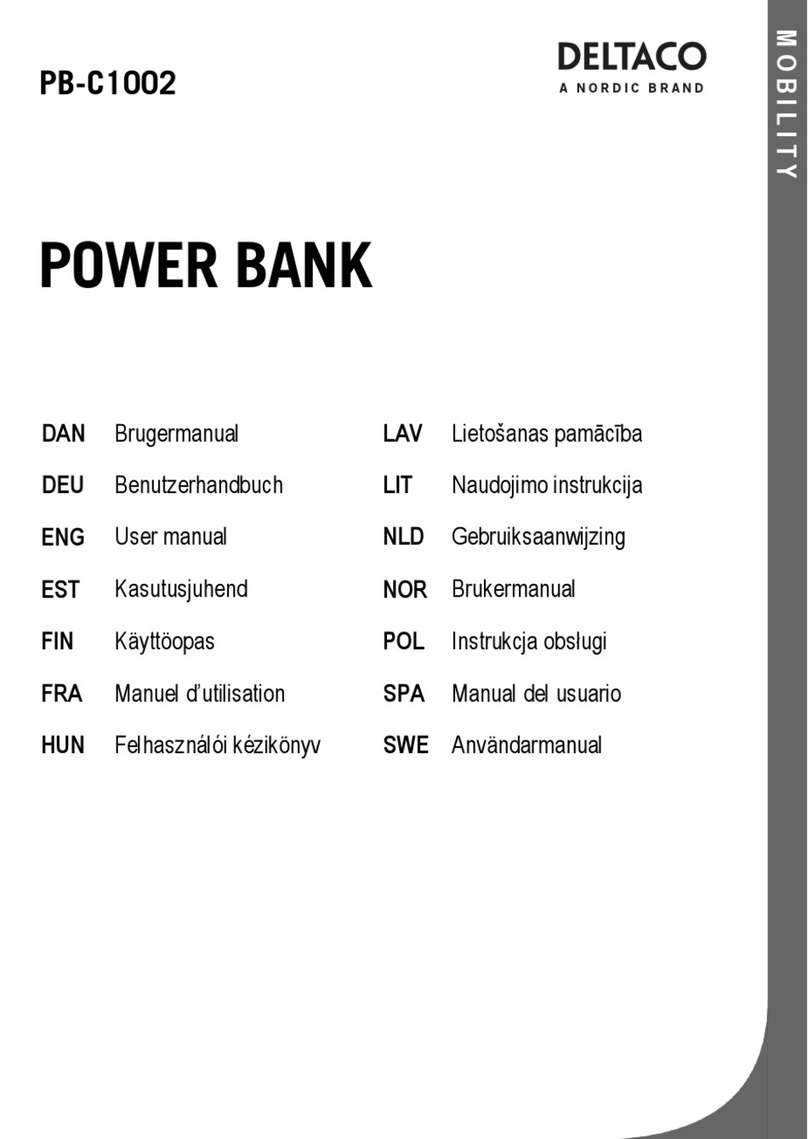 Nordic Deltaco PB-C1002 user manual