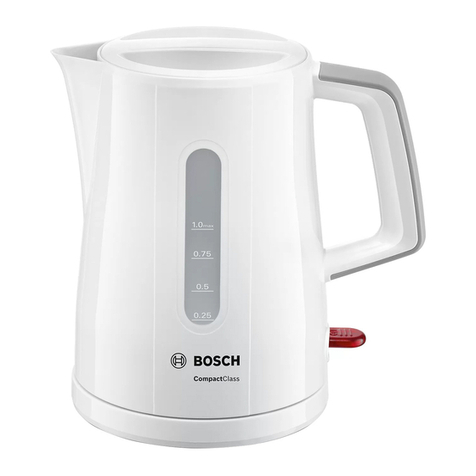 Bosch TWK 3A05 Series User manual