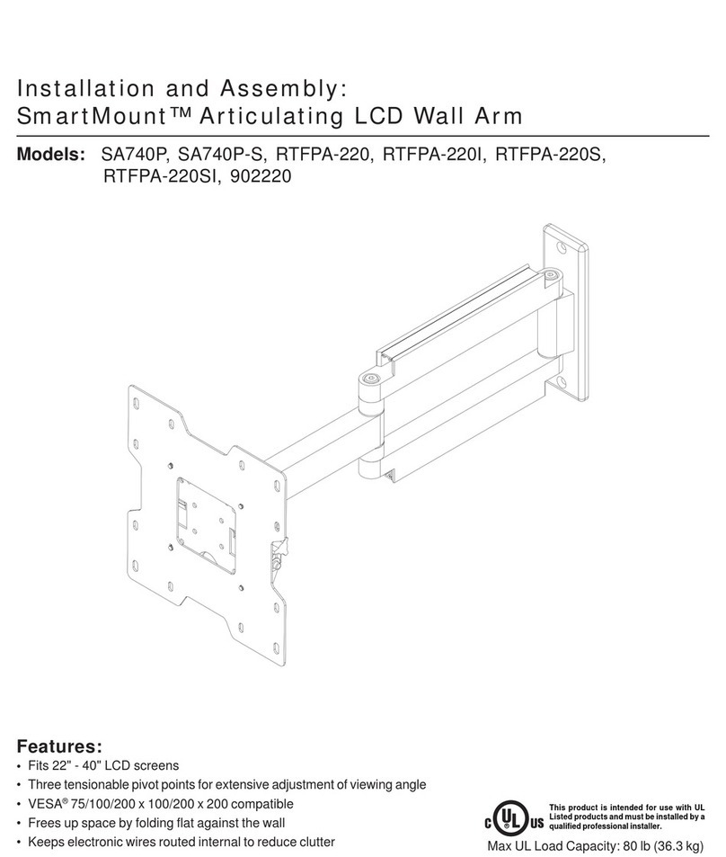 Rehabmart SmartMount SA740P Installation and assembly