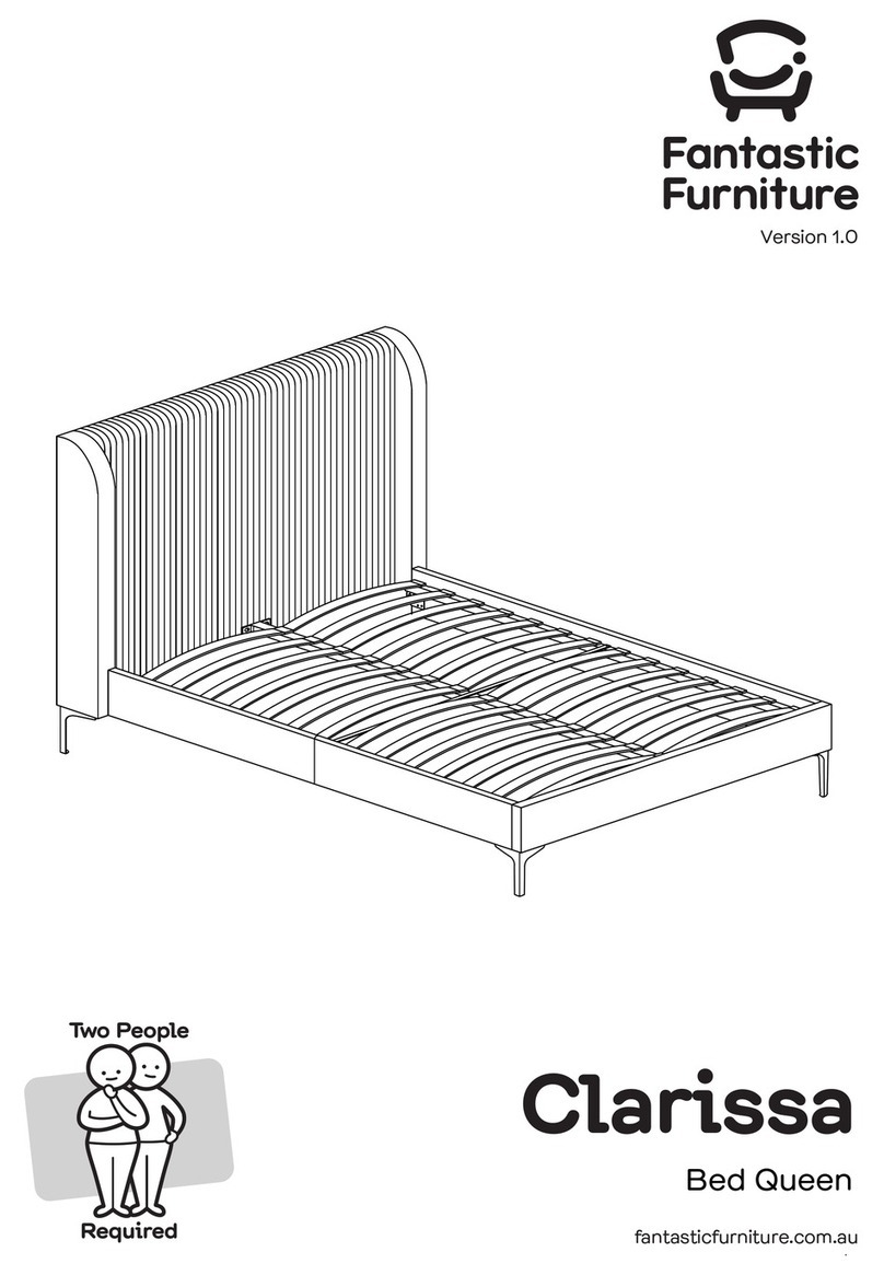 fantastic furniture Clarissa CF 8527 AI quick start guide