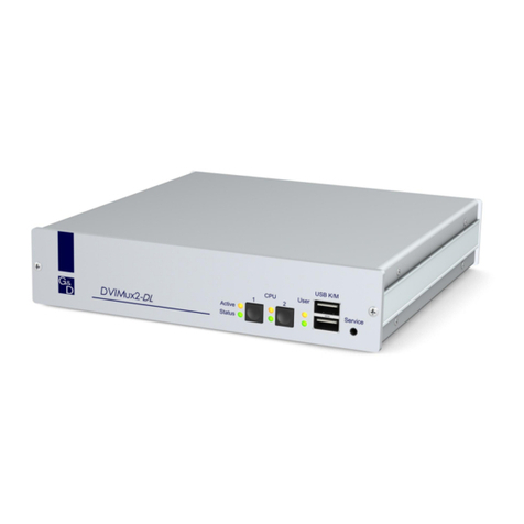 Guntermann & Drunck DVIMUX2-DL-PS/2 Installation and operation manual Guntermann & Drunck DVIMUX2-DL-PS/2 Installation and operation manual