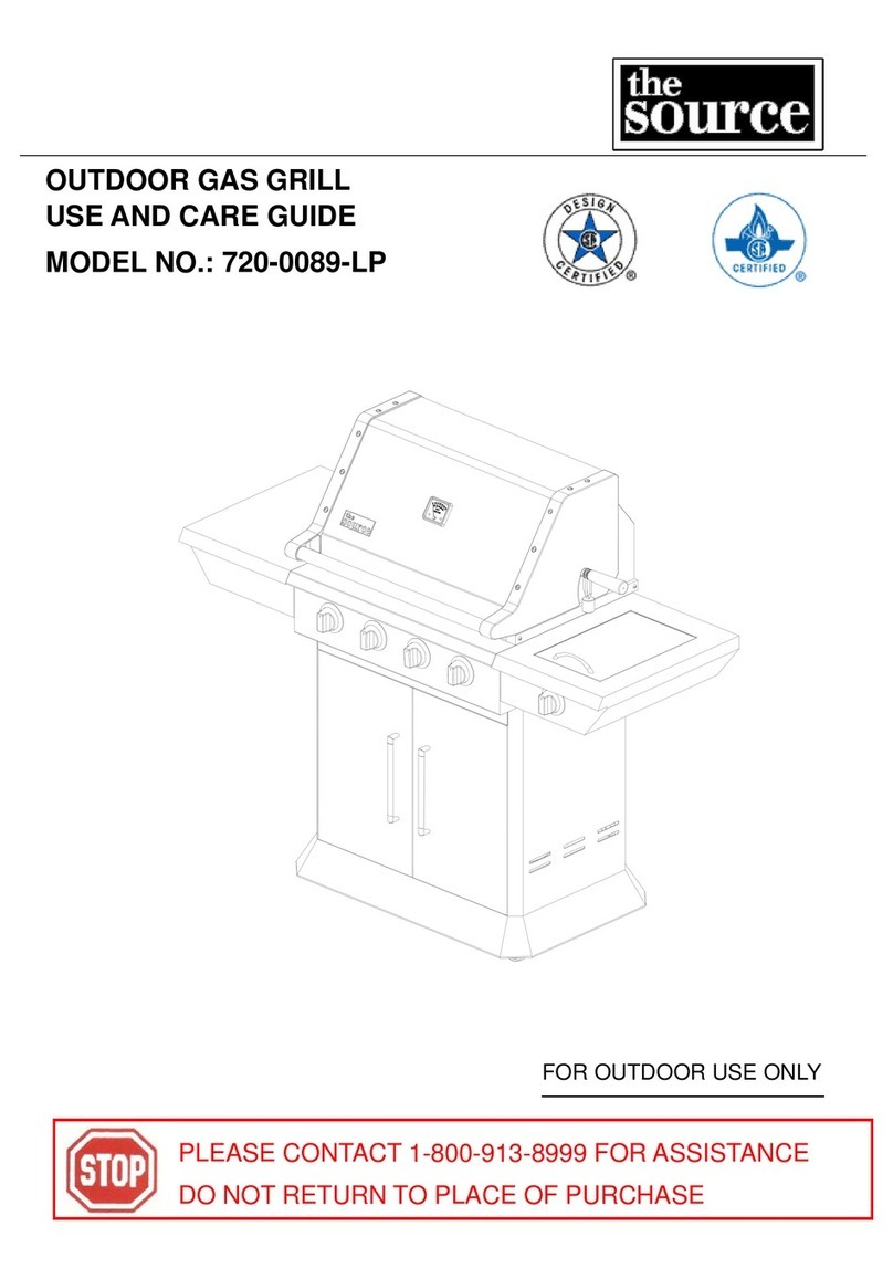 The Source 720-0089-LP Use and care guide