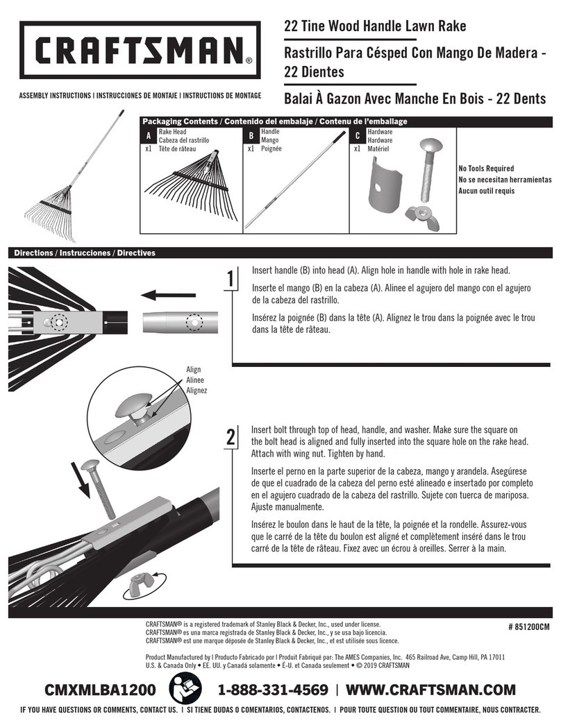 Craftsman CMXMLBA5618A Assembly instructions