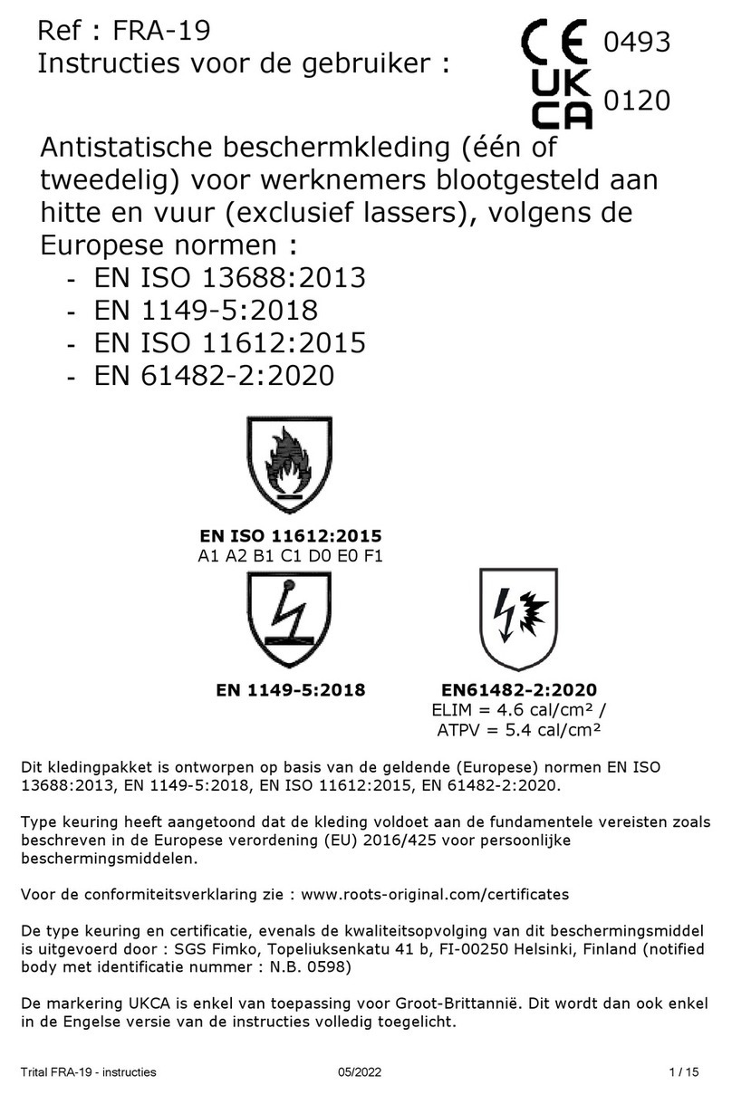 ROOTS FRA-19 Instructions for the user