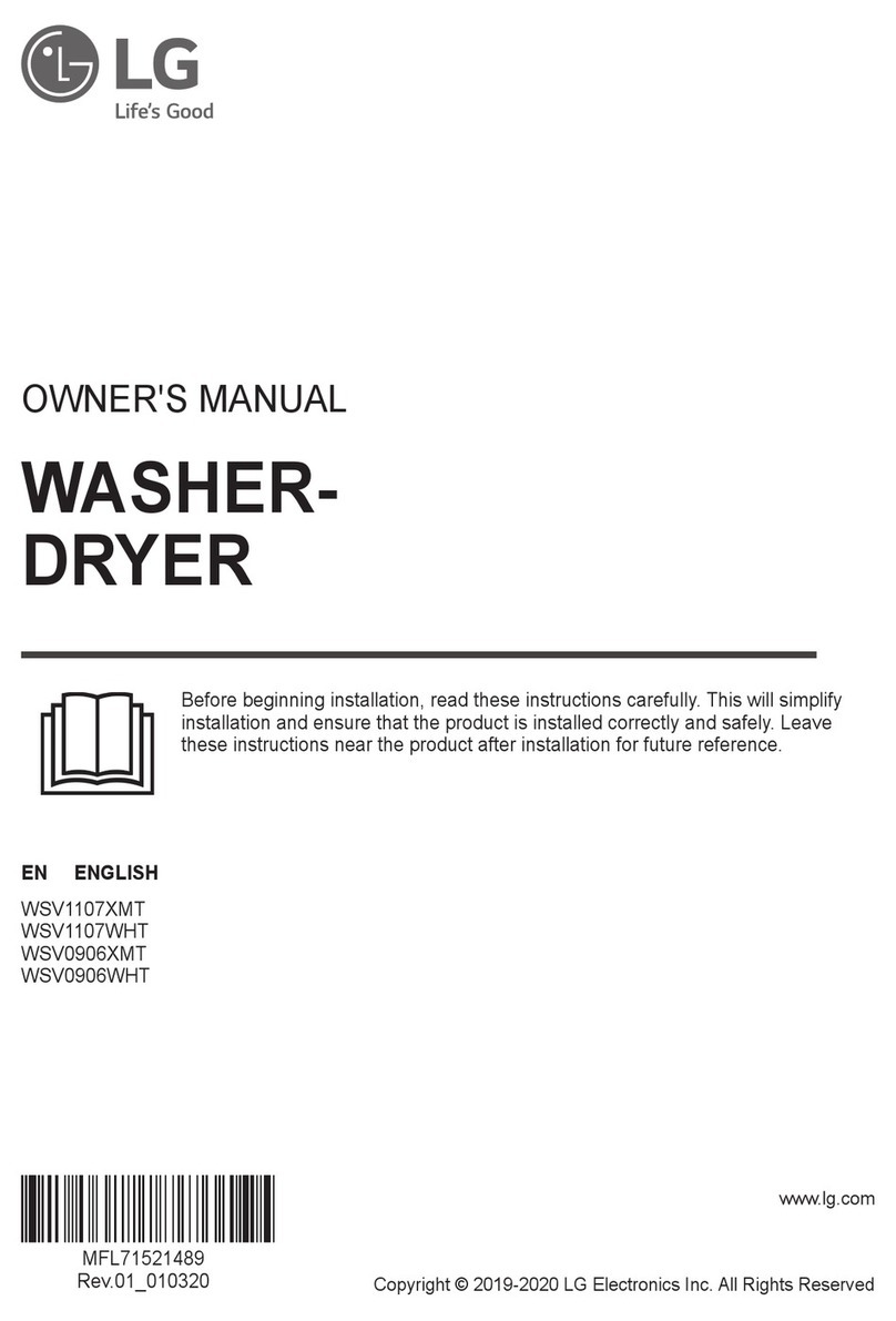 LG WSV1107XMT User manual