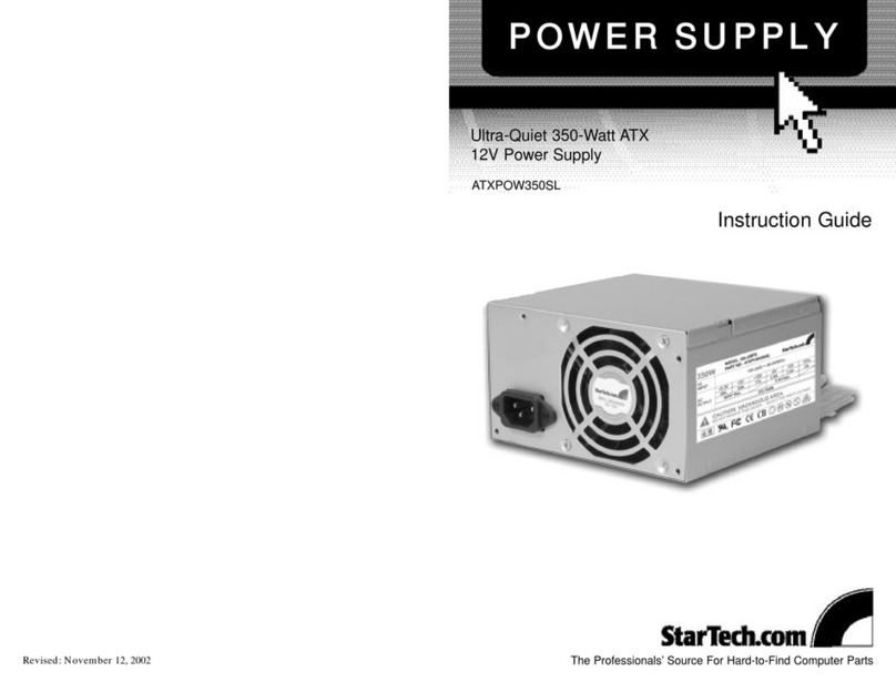 StarTech.com ATXPOW350SL Manual
