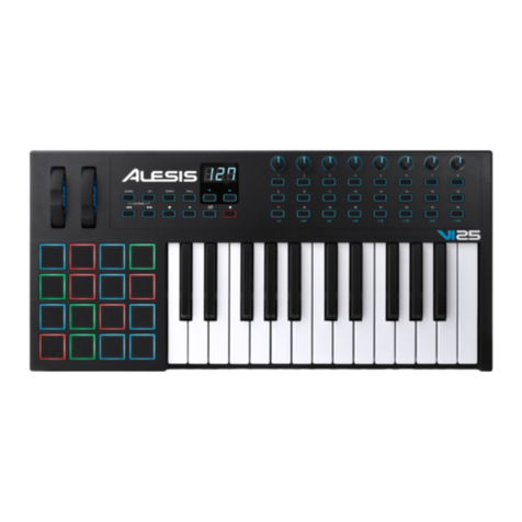 Alesis VI25 User manual