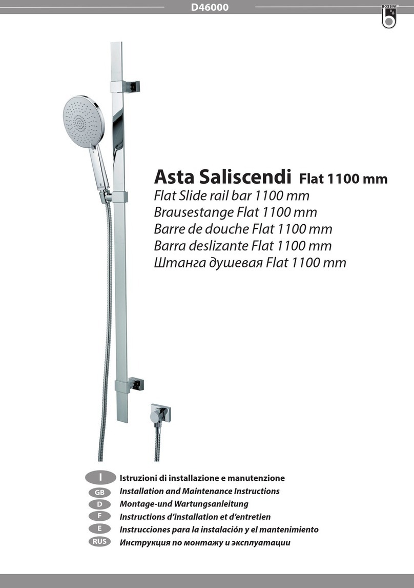 Bossini D46000 User manual