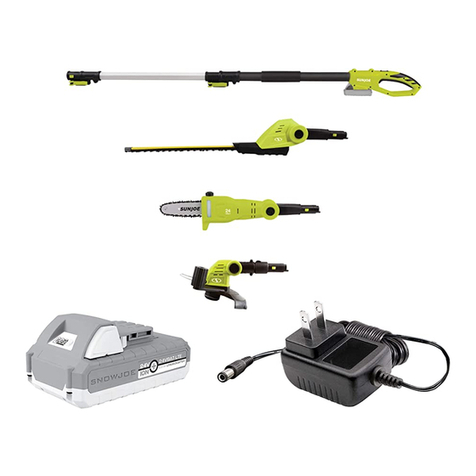 SNOWJOE Sunjoe GTS4002C-RM User manual
