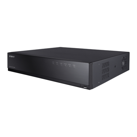 Wisenet HRX-835 User manual
