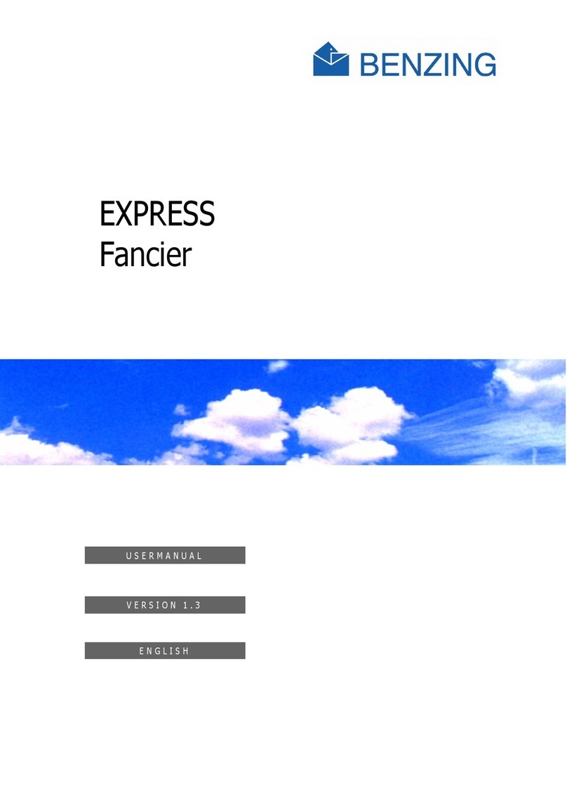 BENZING EXPRESS Fancier user manual
