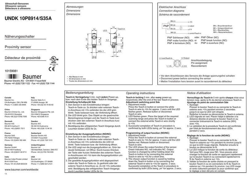 Baumer 10P8914/S35A User manual