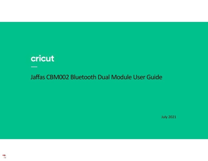 Cricut Jaffas CBM002 user guide