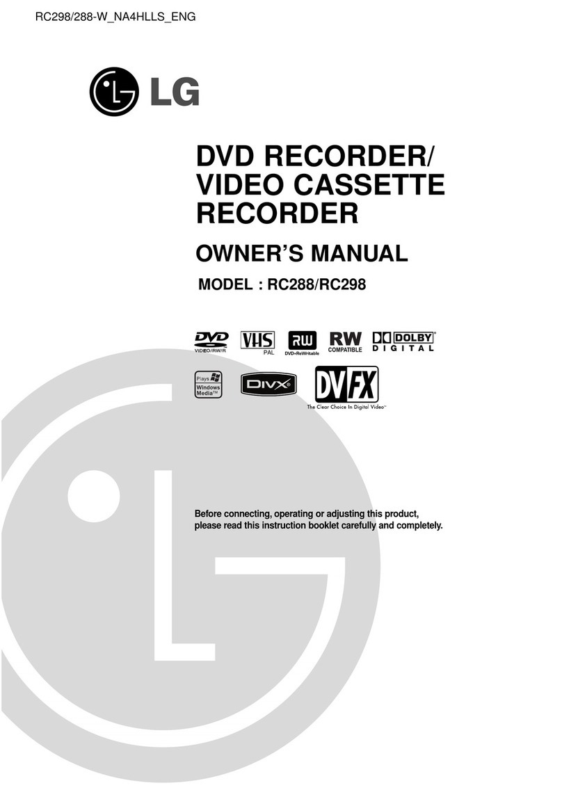 LG RC298 owner's manual
