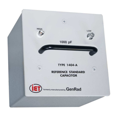 IET Labs 1404 Series User manual